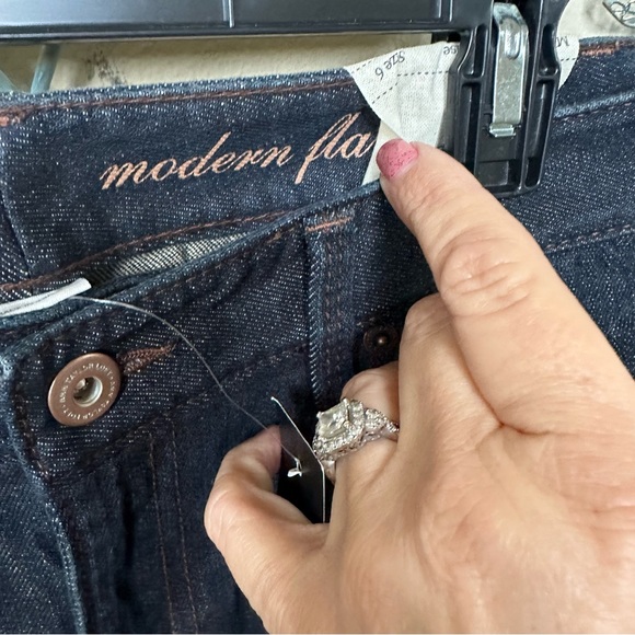 Loft modern flare lowrise Sz 6 NWT - Picture 4 of 6